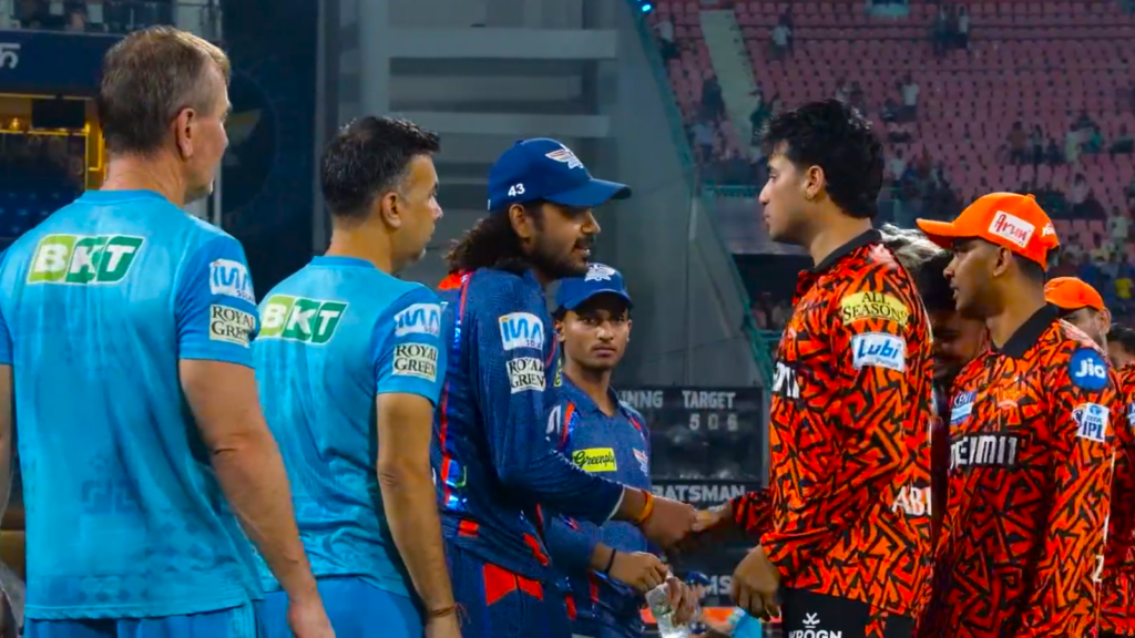 The Truth About Abhishek Sharma and Digvesh Rathi’s Tense Match. 6 Digvesh Rathi and Abhishek Sharma 4