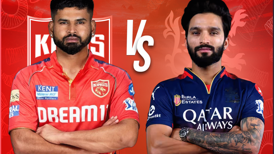IPL 2025 PBKS vs RCB Qualifier 1 match Prediction action at Mullanpur stadium