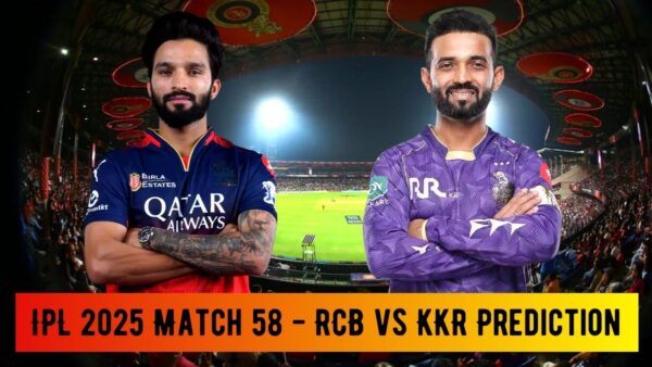 RCB vs KKR: Who Has the Better Chance In Match 58? | KKR Will Stop RCB’s Winning Streak!