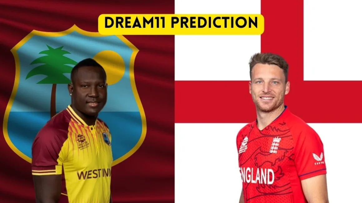 England vs West Indies Dream11 Team Prediction – 1st T20I June 6, 2025