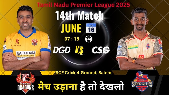 CSG vs DD Match 14 Prediction TNPL 2025 Match 14 Preview