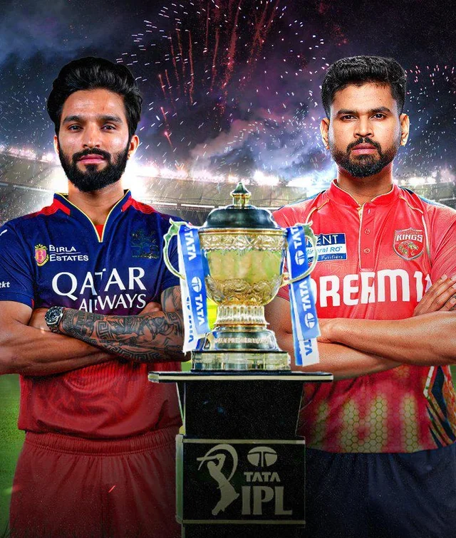 PBKS vs RCB IPL 2025 Final – Royal Challengers Bengaluru vs Punjab Kings at Narendra Modi Stadium