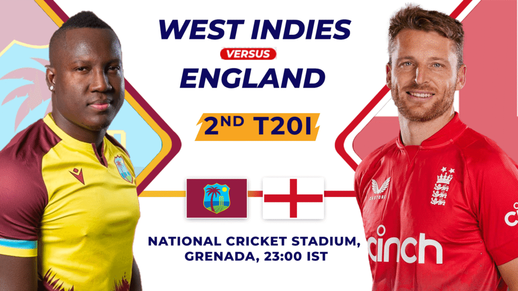 England vs West Indies 2nd T20I 2025 Preview – Bristol Pitch and Fantasy Tips