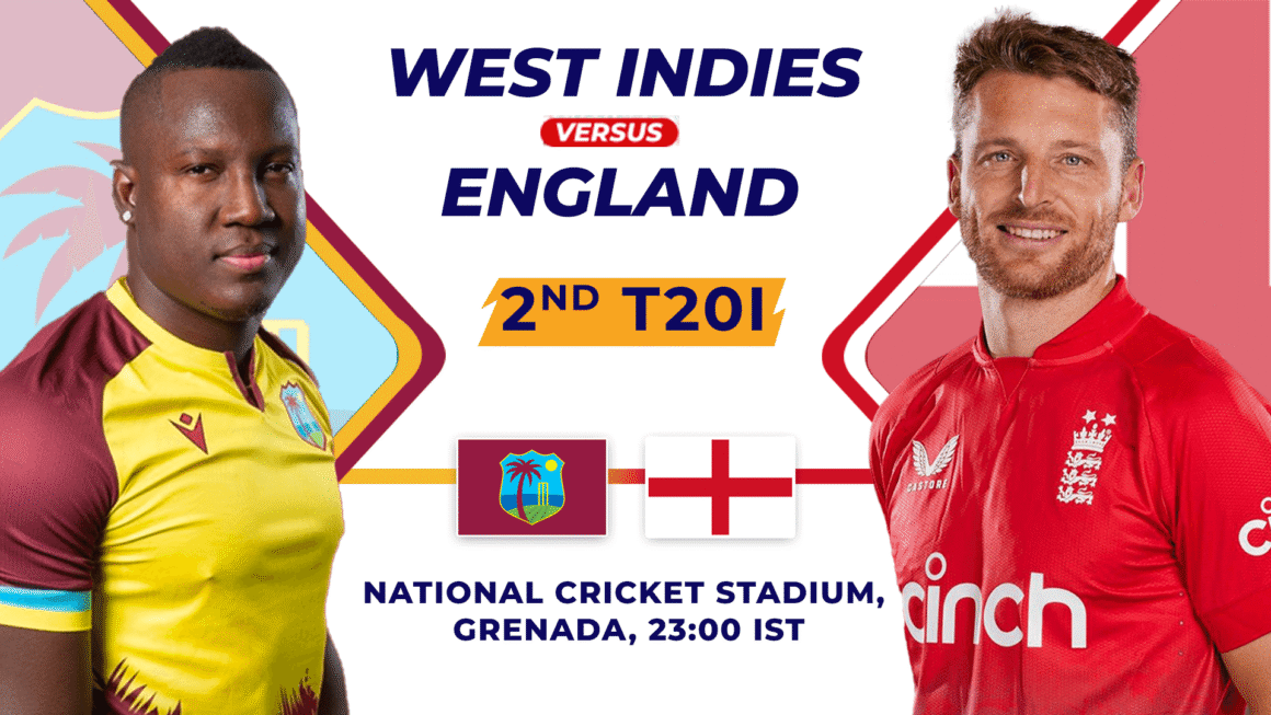 England vs West Indies 2nd T20I 2025 Preview – Bristol Pitch and Fantasy Tips
